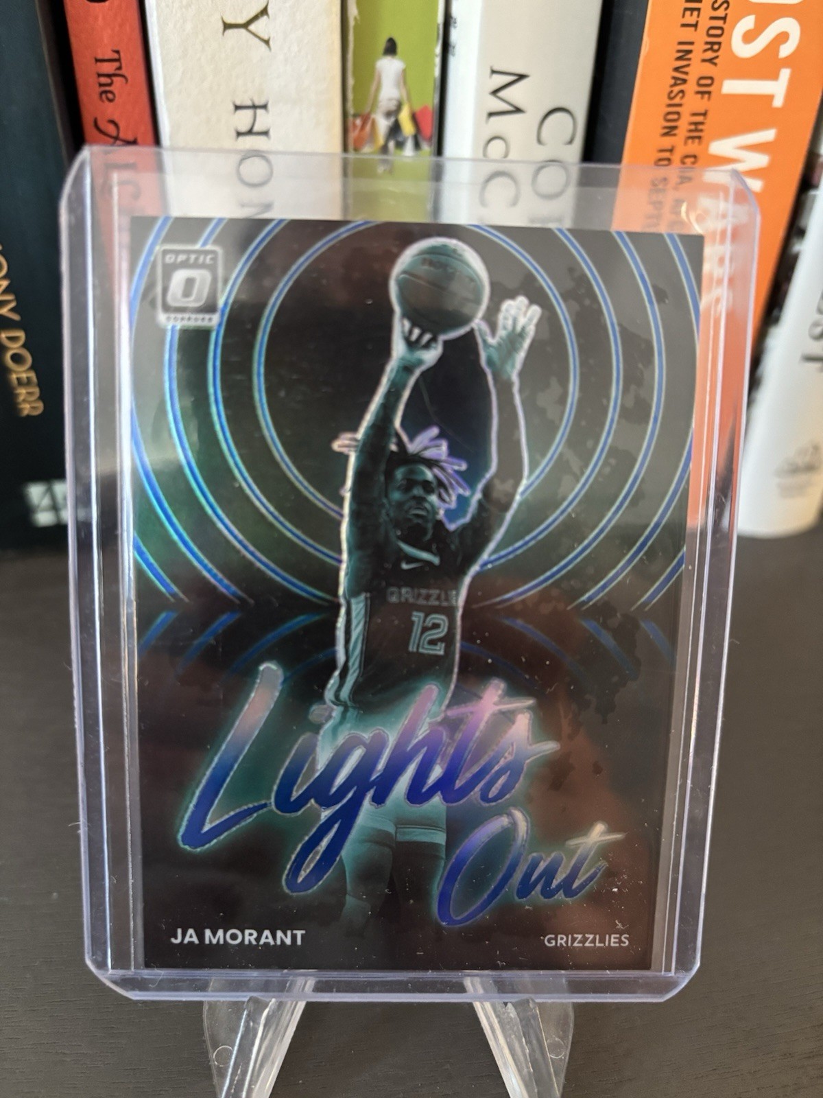 2022-23 Panini Donruss Optic - Lights Out Ja Morant #2 Blue Prizm /49