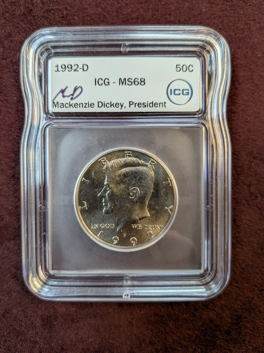 Denver MS 68 Graded Kennedy US Half Dollars (1964-Now) for sale | eBay
