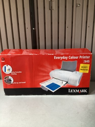 Lexmark Z645 Everyday Colour Printer Brand New And Unused - With Disc,Box Opened - Picture 9 of 20