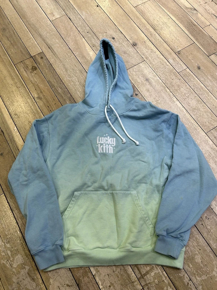 Sudadera con capucha azul/verde talla M- Kith for Lucky Charms Dip Dye Williams III Foto 2 de 4