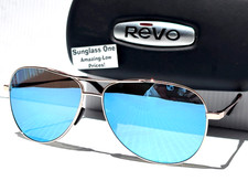 NEW REVO RELAY PETITE 2 Shiny Gold POLARIZED Blue Water Lens Sunglass 2014 04 BL