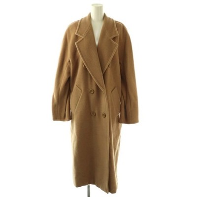 Max Mara 101801 Madame White Tag Cashmere Blend Icon Coat Chester I40 Camel Used
