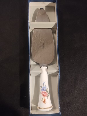 Royal Worcester Arden Pie/Cake Serving Utensil Floral Design In Box