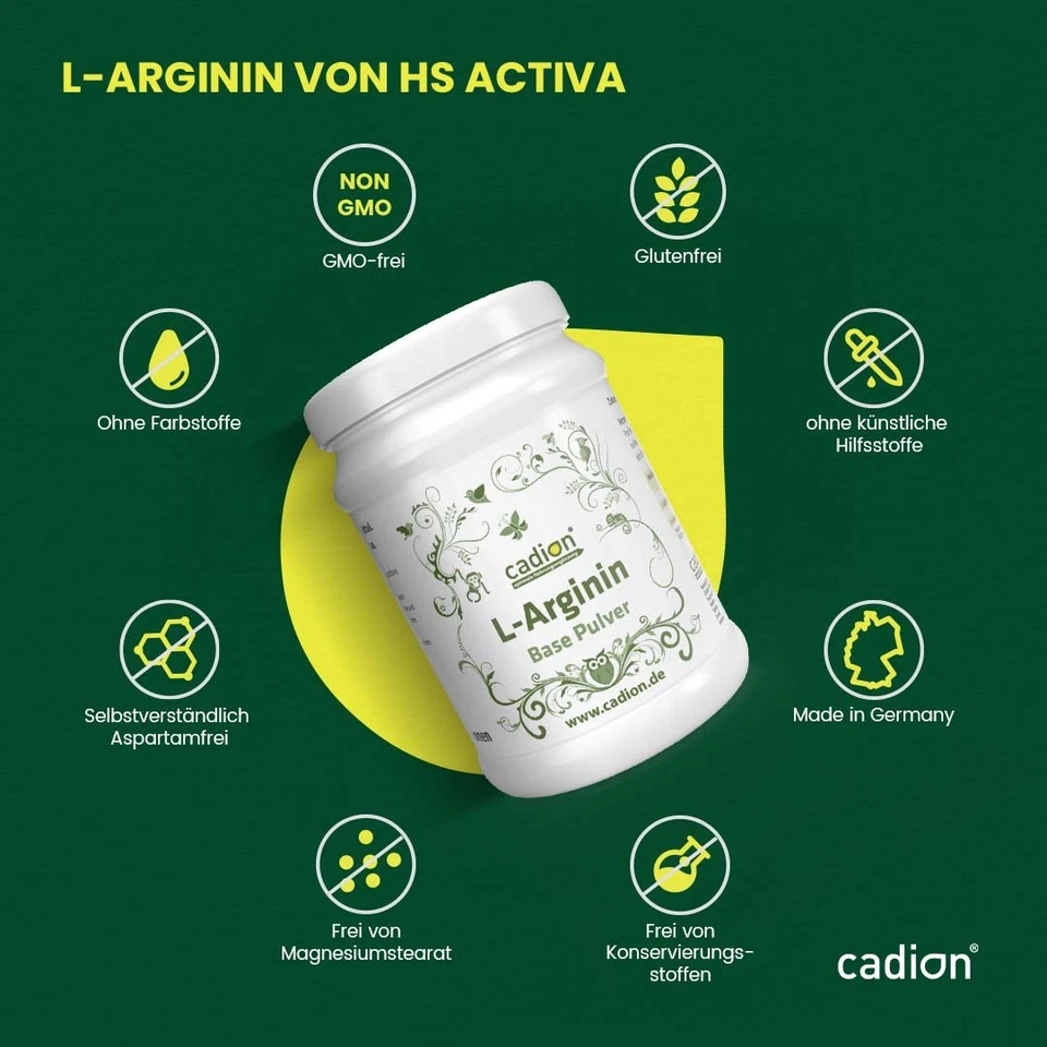 L-Arginin Base Pulver I 1000g reines L-Arginin HCL I Aminosäure ohne Zusätze - Bild 4 von 4