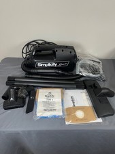 Simplicity Sport Vacuum S1004 Canister Vacuum Black Tested Working Original Bo