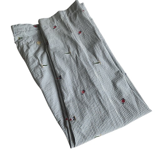 Polo Ralph Lauren Men’s 34/32 Seersucker Pants Blue Stripe Nautical Motif
