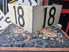 Railroad Sign 18 Double Sided 25 X 12 X 9. mile marker will combine shipping.