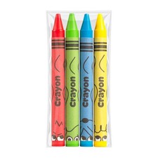 Bulk Crayons 100 Pack 25 Sets of 4 - Individually Wrapped Crayons Party Fav...
