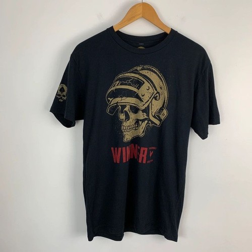 Wash With Souls T-Shirt Large Black Skull Pochinki PlayerUnknown Battleground - Picture 6 of 9
