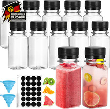 Kleine auslaufsichere Kunststoffflaschen zum Befüllen für Saft, Saucen, Getränke