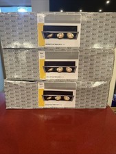 3 LIGHT TRIPLE SPOTLIGHT BRICK STYLE FOR CEILINGS - WALLS - STEPS ETC New x 3