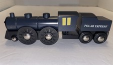 Brio Wooden Railway Polar Express 32501 Train Engine with Tender works w/ Thomas