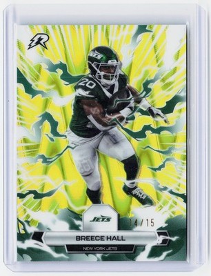 2025 Topps Resurgence Football Breece Hall #76 Lime Green Static /15