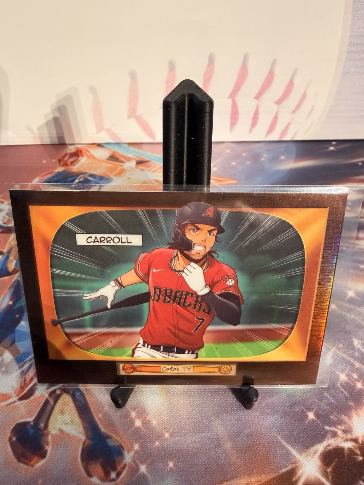 2024 Bowman #BA-10 Corbin Carroll 1955 Bowman Anime Diamondbacks Case Hit