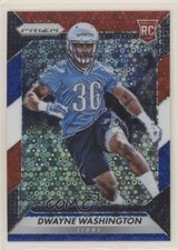 2016 Panini Prizm Rookie Red White & Blue Disco Dwayne Washington #221 2u3