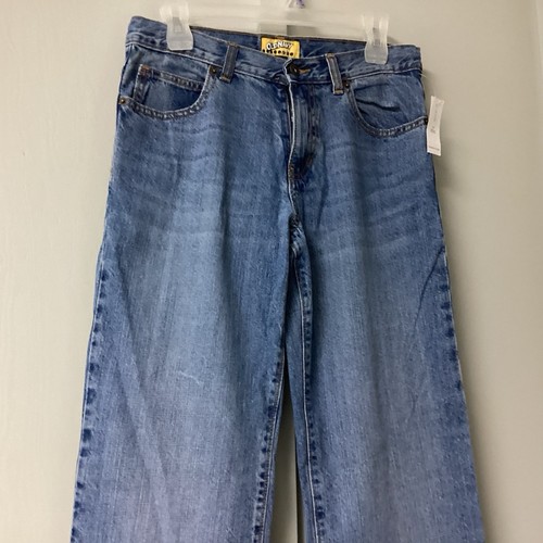 Vintage Old Navy Youth Size 18 Pants Stretch Teen Wide Straight Adjustable New - Picture 12 of 23