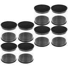8 PCS Golf Ball Container Round Clear Case Plastic Packaging Tube