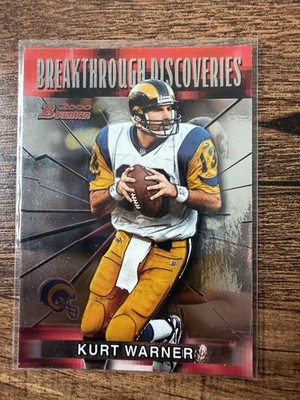 2000 Bowman - Breakthrough Discoveries Kurt Warner #BD2