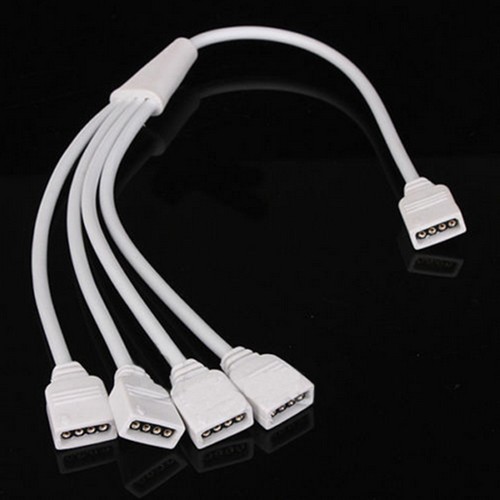 LED Strip Connector Adapter Cable PCB Clip Solderless 3528 5050 5630 3014 RGB - Picture 14 of 43