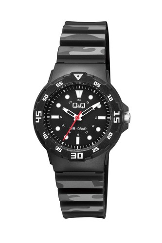 Q&Q Waterproof Women's Kids Resin Band Analog Quartz Fashion Watch - Picture 10 of 27