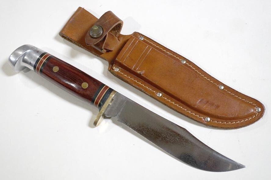 Vintage WESTERN CUTLERY USA W36 Hunting / Camp Knife w/ Original Sheath eBay