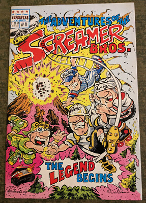 Adventures of the Screamer Bros. #1 - comic book - original 1st printing - 1990