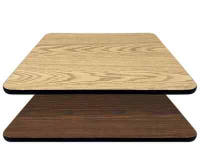 Oak Street Manufacturing OW3030 Reversible 30'' x 30'' Square Melamine Table Top