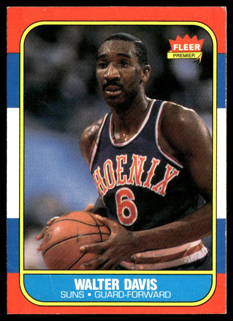 1986-87 Walter Davis Fleer Basketball #23 Invest NOW