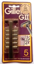 VINTAGE RAZOR GILLETTE GII WEST GERMANY ISRAEL LABEL 1985 SEALED MINT CONDITION