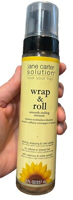 Jane Carter Solution Wrap & Roll Smooth Styling Mousse   NO SEAL ON BOTTLE