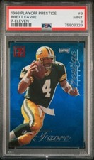 1998 Playoff Prestige Hobby Blue 7-ELEVEN Brett Favre #9 PSA 9 MINT