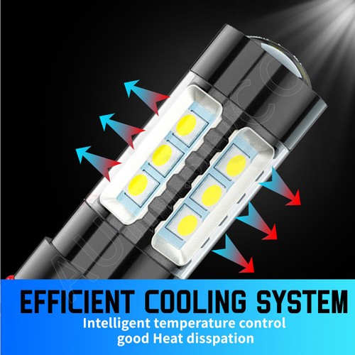 5202/H16 LED Fog Light Bulbs For Chevy Silverado 1500 2500HD 2007-2015 6000K 80W - Picture 6 of 13