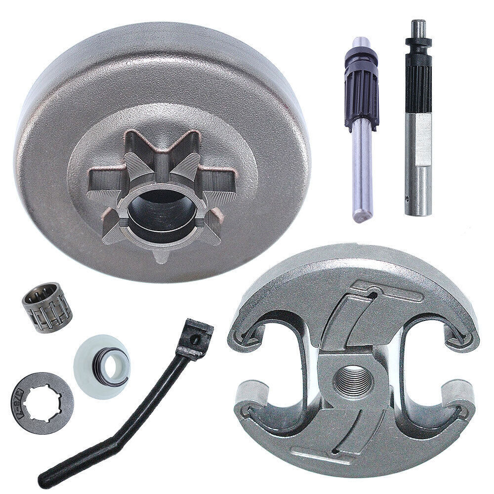 Clutch Drum Assy Sprocket Rim Worm Gear Kit For Husqvarna 455 Rancher 460 340