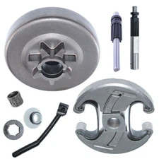 Clutch Drum Assy Sprocket Rim Worm Gear Kit For Husqvarna 455 Rancher 460 340