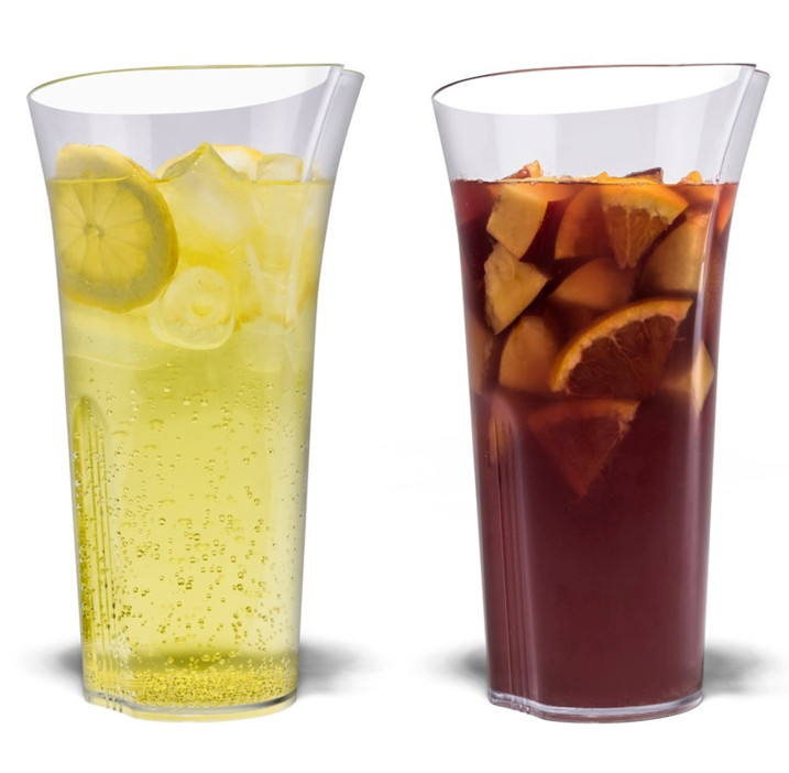 Karaffe 1 Liter Bier Pitcher Party Outdoor glasklar Kunststoff Catering Hotel
