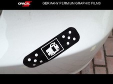 Domo Kun Band Aid Jdm Bumper Scratch Car Vinyl Decal Sticker 008