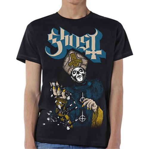 Camiseta de metal de rock roll para hombre banda unisex punk merchandising informal algodón camiseta regular - Imagen 13 de 59