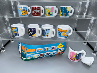 Disney Tomy Mini Mug Collection Finding NEMO  ( 1 is broken) Fremdfiguren + BPZ
