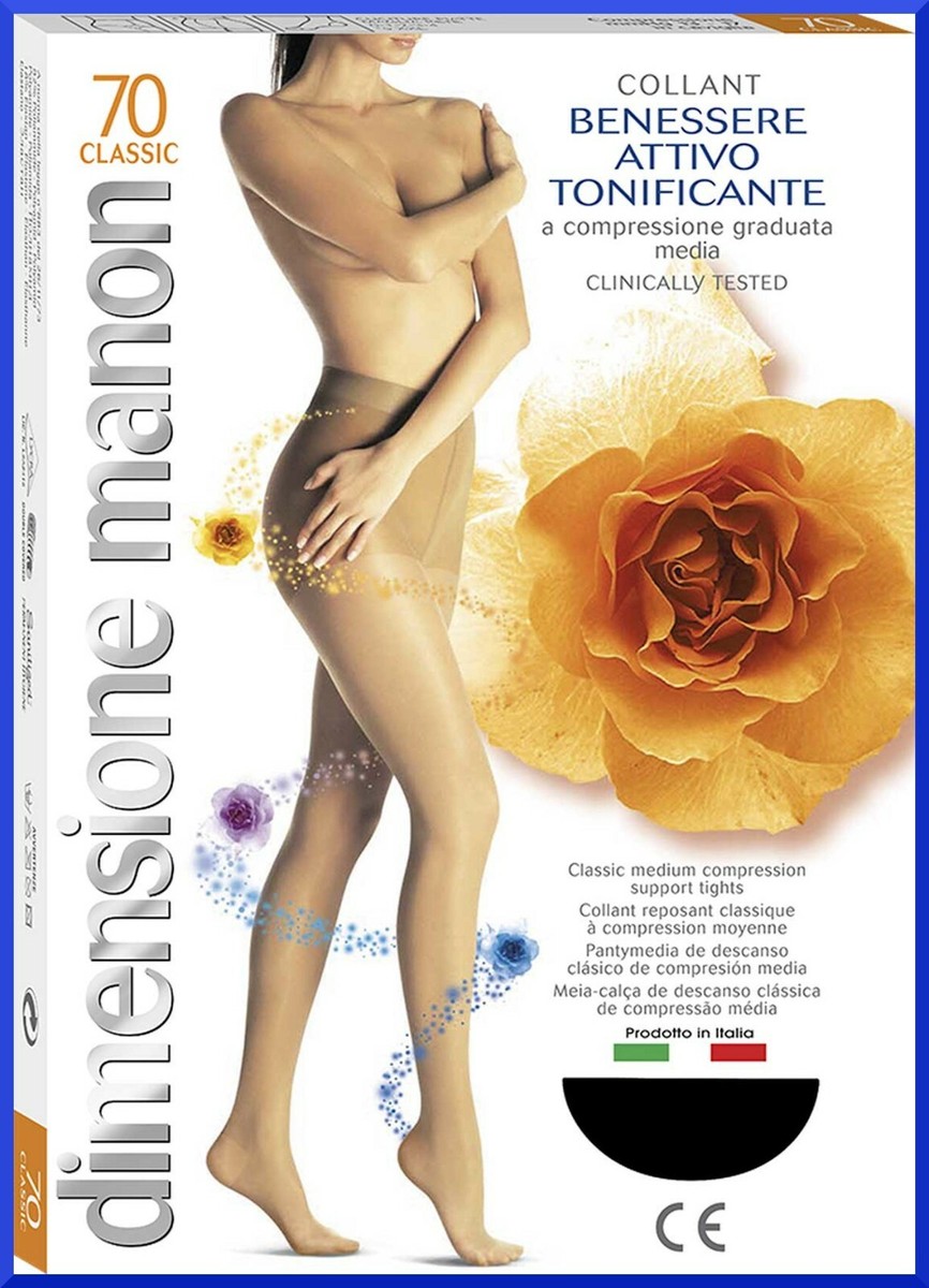 Collant a COMPRESSIONE GRADUATA media 70 den denari per donna