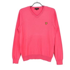 LYLE & SCOTT Men's V-Neck Sweater Slim Fit Size L