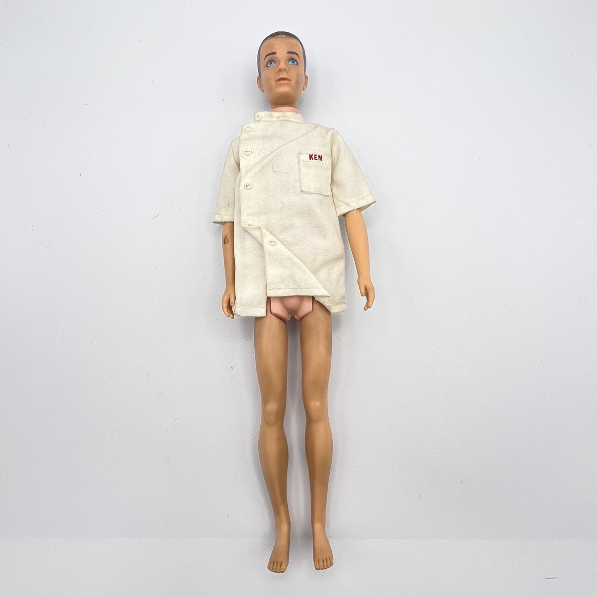 Vintage 1960's Ken Doll Doctor With Uniform Shirt Mattel Barbie