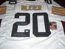 ROCKY BLEIER STEELERS,4X SB CHAMPS,NOTRE DAME! JSA/COA SIGNED JERSEY