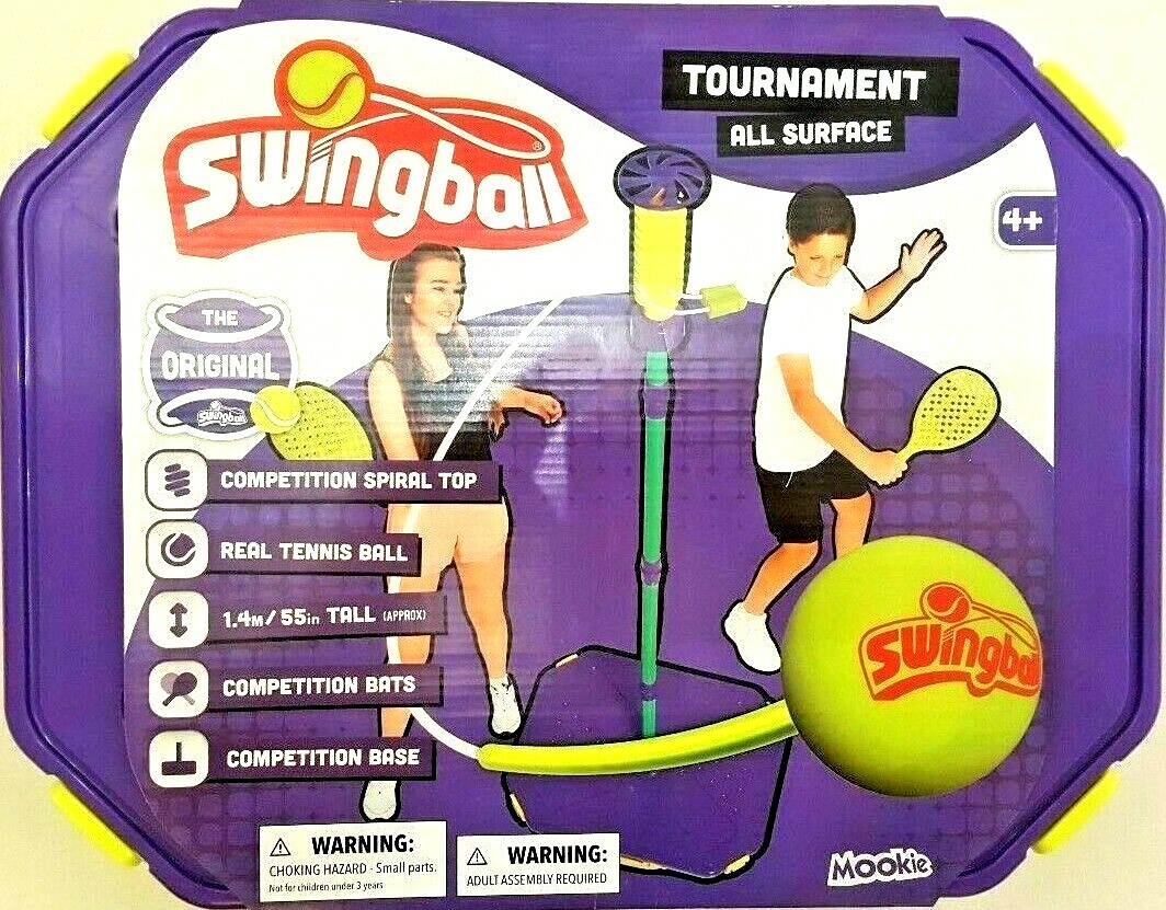The Original Swingball Tournament All Surface Tennis Ball Playset m  Mookie