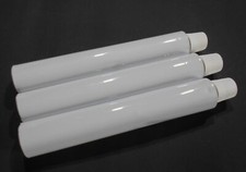 3 Stück Leertuben aus Aluminium weiß lackie...