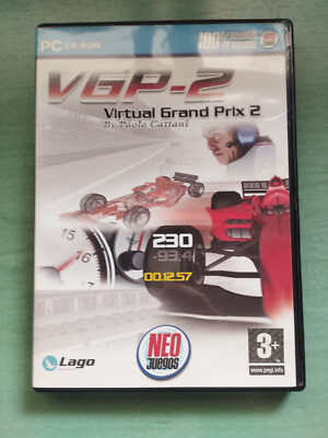 VGP-2 Virtual Grand Prix 2 Paolo Cattani Lake - PC CD-ROM Game Spanish Manual