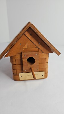 Longaberger Basket Handwoven Birdhouse Dresden, OH 2000