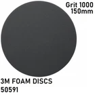 3M Foam Discs 50591 (20 Pack) Grit 1000, 150mm NP50591 Paint Preparation Pads
