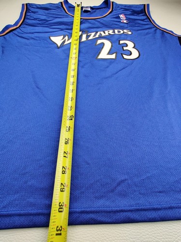 Champion NBA Washington Wizards Michael Jordon Men's XL Blue Basketball Jersey - Picture 10 of 10