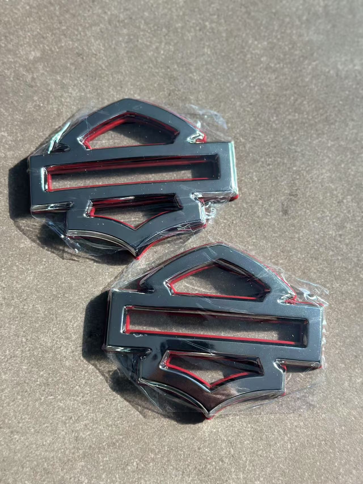 Harley CVO custom tank emblems, Chrome single layer (set of 2) | eBay