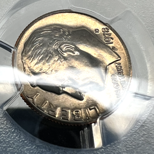 1978 D 10C Roosevelt Dime PCGS MS65 einfach wunderschöne Münze persönliche Sammlung A++ - Bild 6 von 10